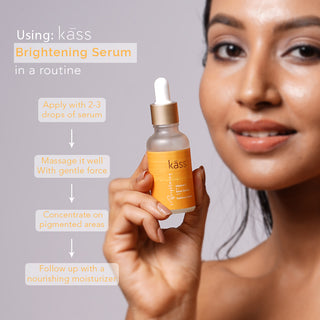 How to use Kass Natural Brightening Serum