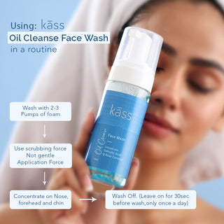 Oil Cleansing Face Wash with 1% Salicylic Acid