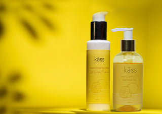 Kass Lemon Shower Gel and Lemon Body Lotion duo - Mobile Banner